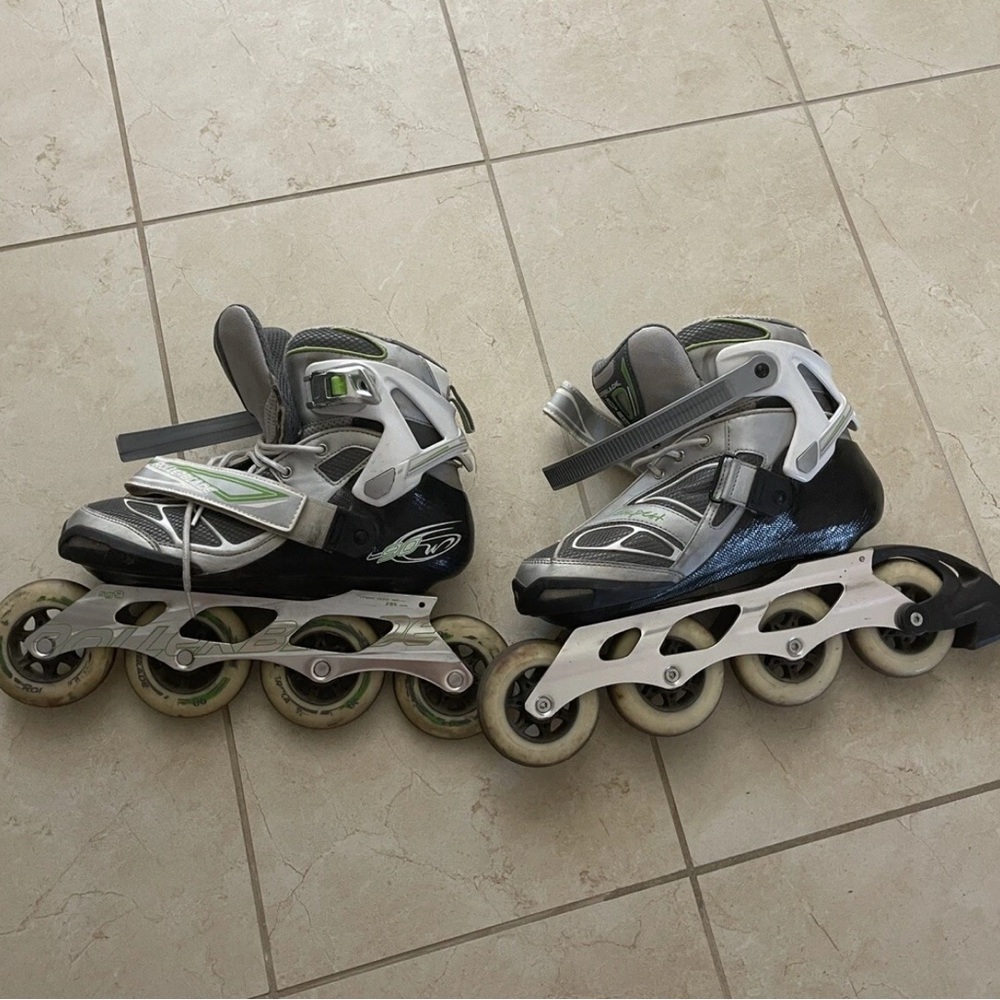 Original Pre-owned Inline Skate Tempest 90W Roller Blades Womens US Sz 9.5